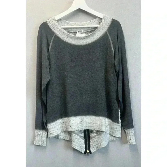 Jude Women's Size Large Boat Neckline Pullover Zipper‎ Back Long Sleeve Sweater - Picture 1 of 7